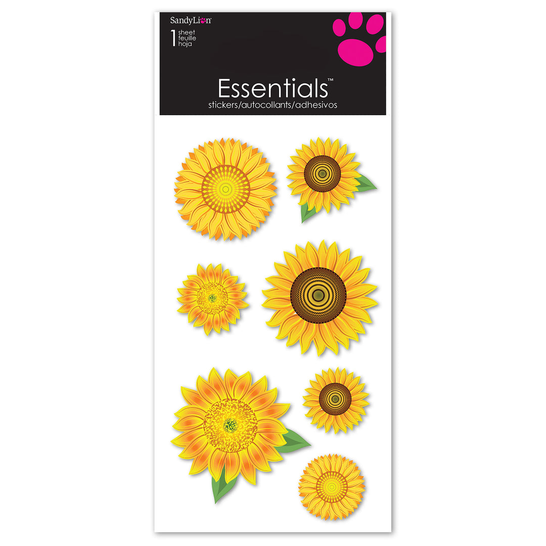 Sunflower Essentials Dimensional Stickers