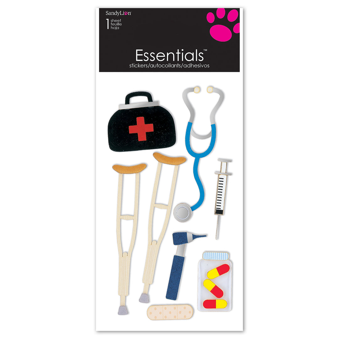 Doctor Essentials Dimensional Stickers