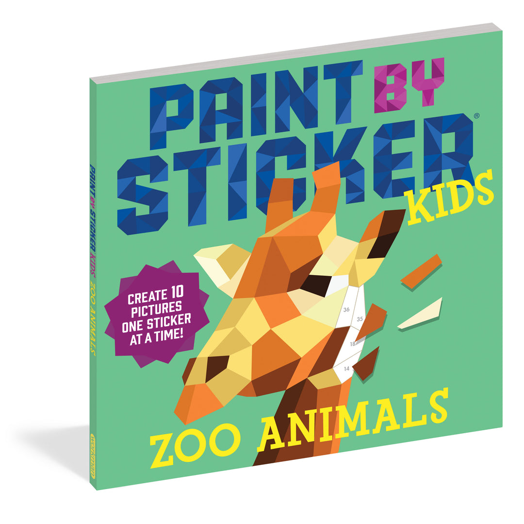 Zoo Animals Paint By Sticker Book