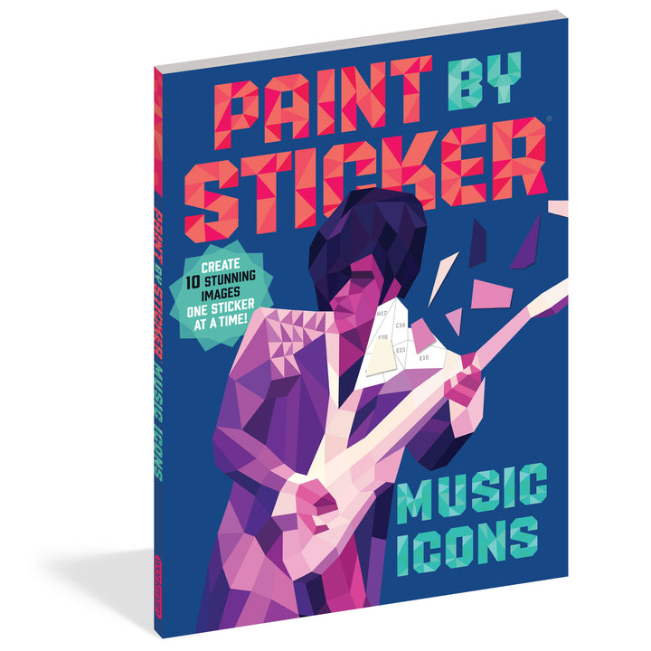 Music Icons Paint By Sticker Book