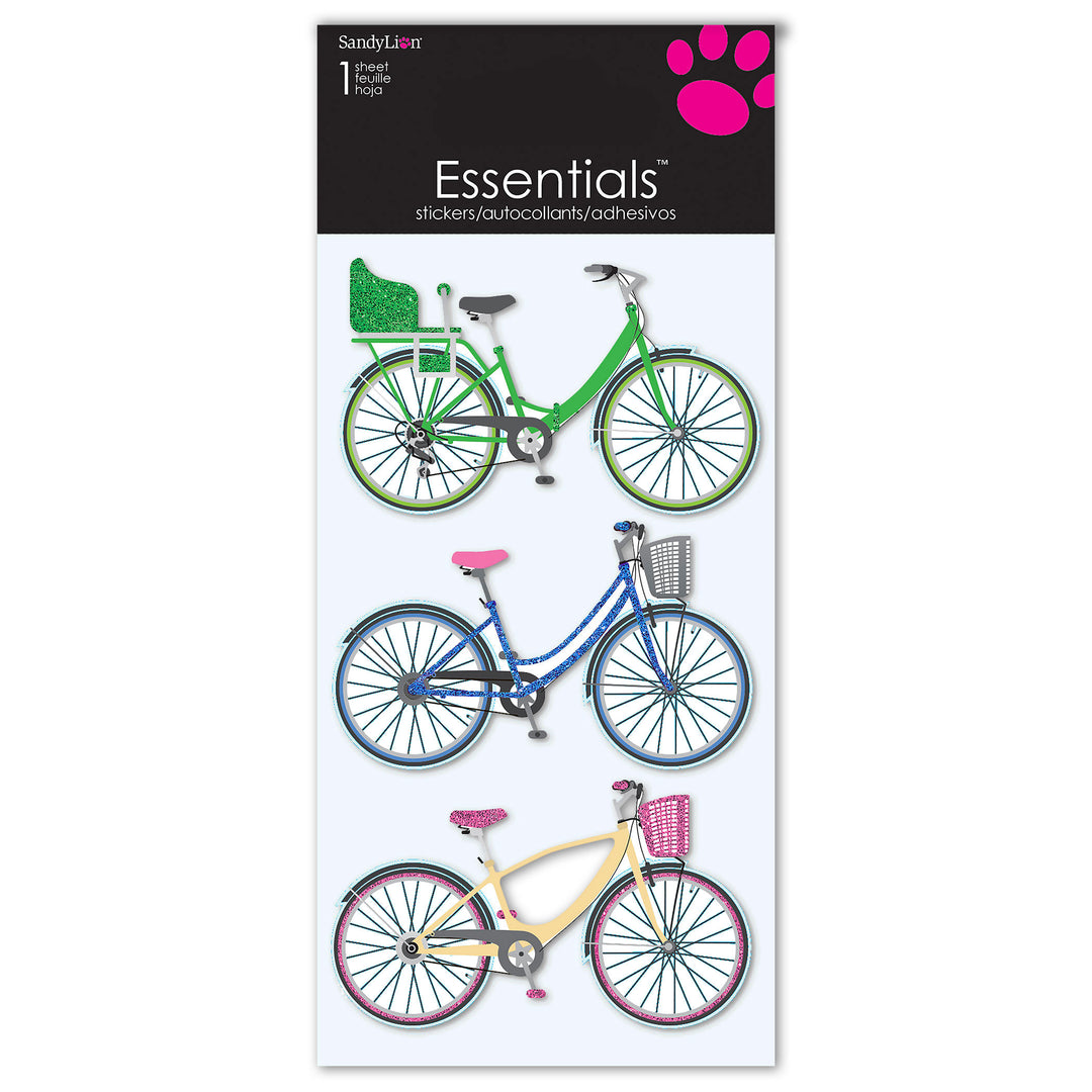 Bicycle Essentials Dimensional Stickers