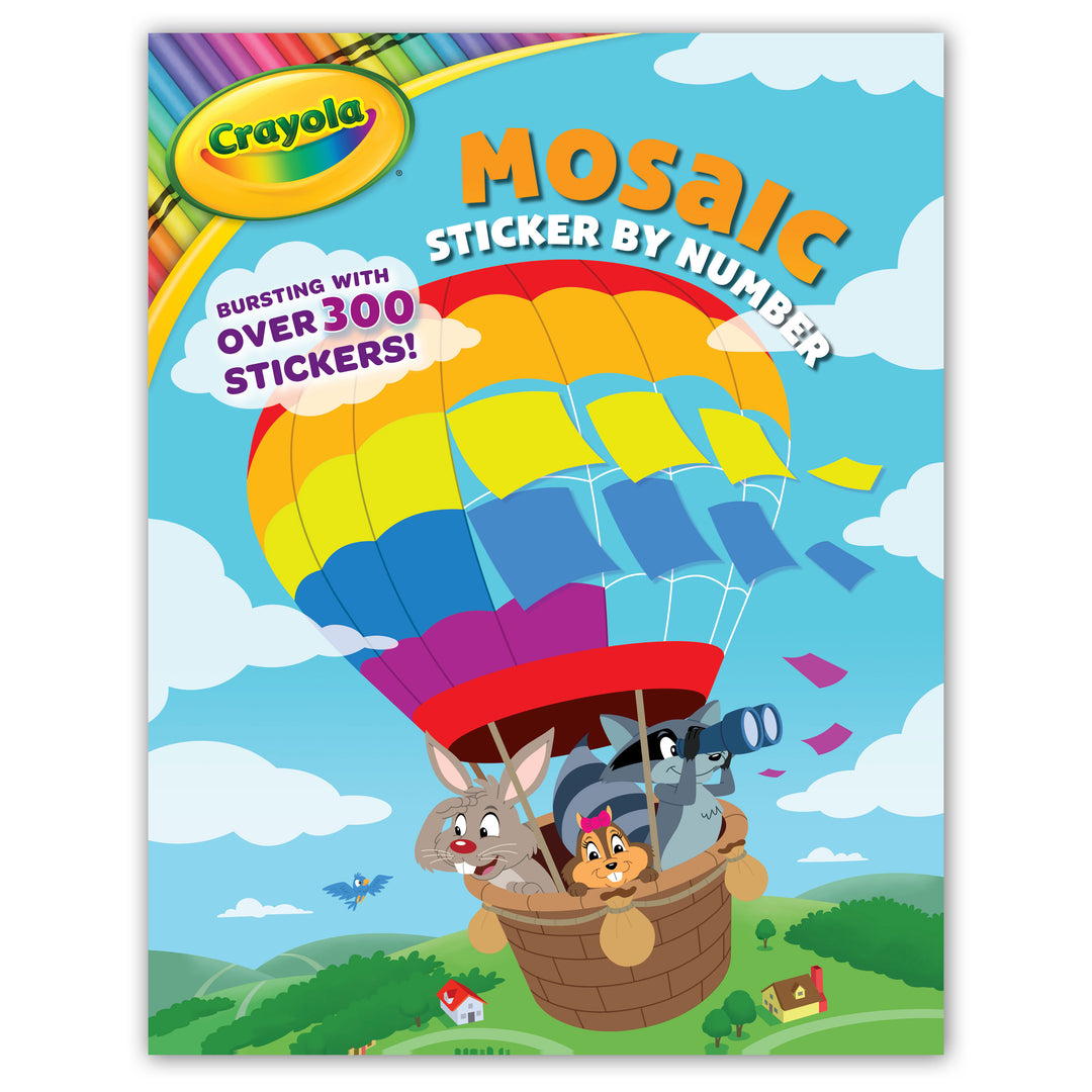 Mosaic Sticker-By-Number Book