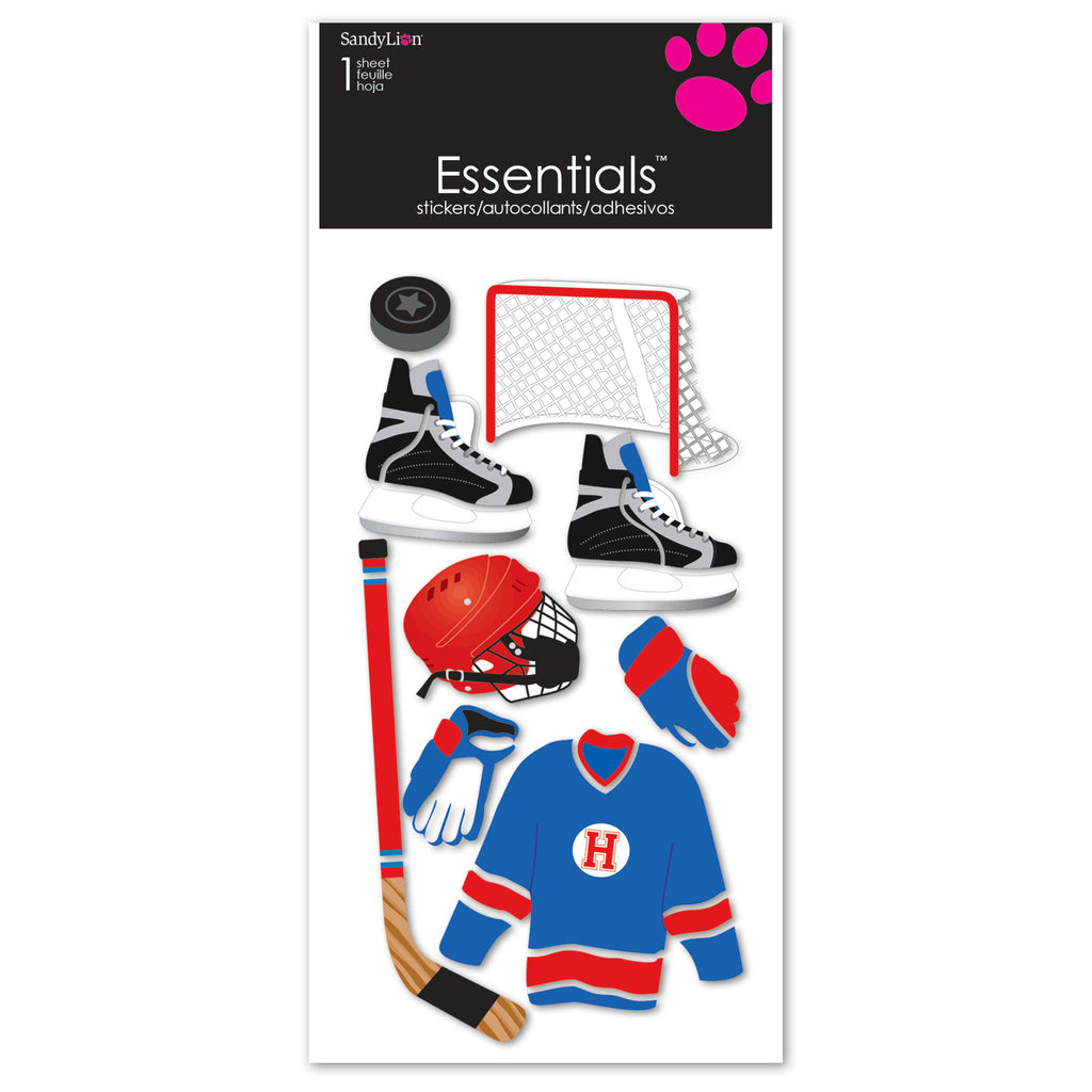 Hockey Essentials Dimensional Stickers – Sticker Planet