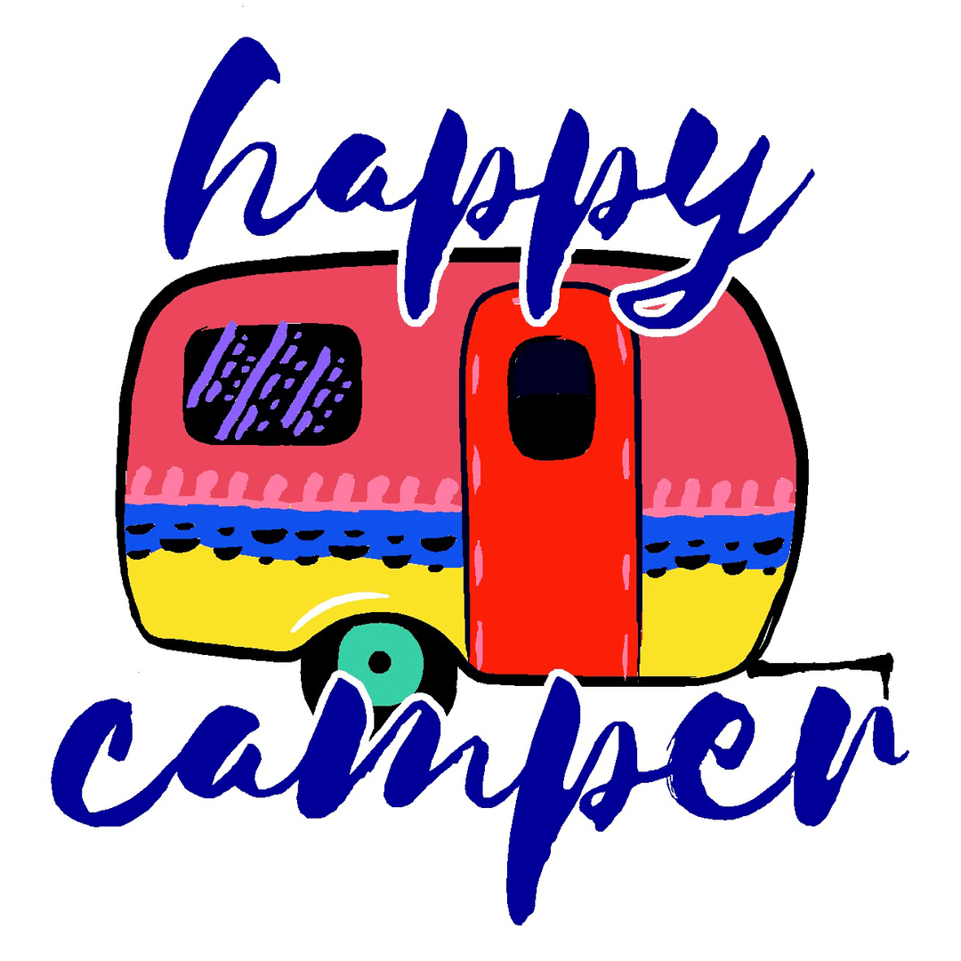Happy Camper Decal