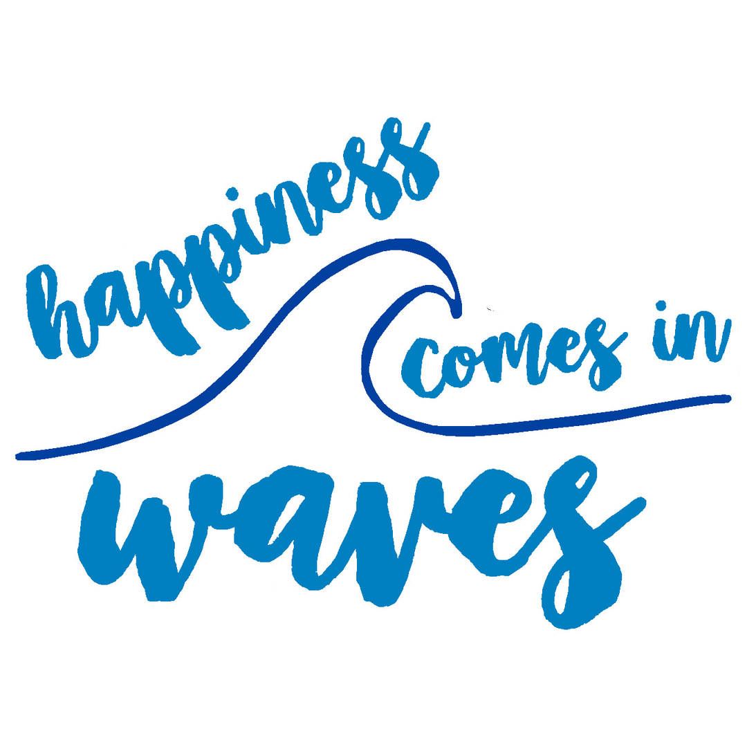 Happiness Waves Decal