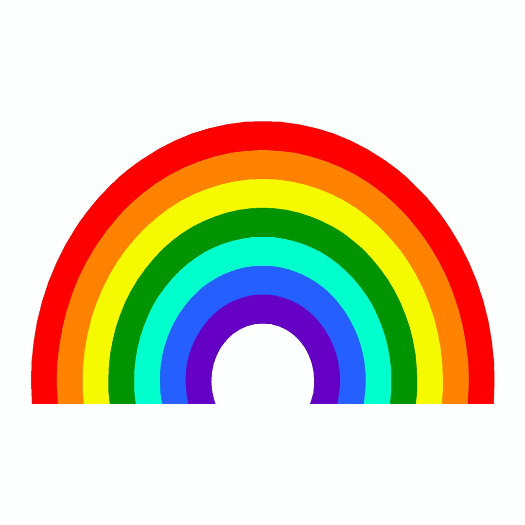 Rainbow Decal