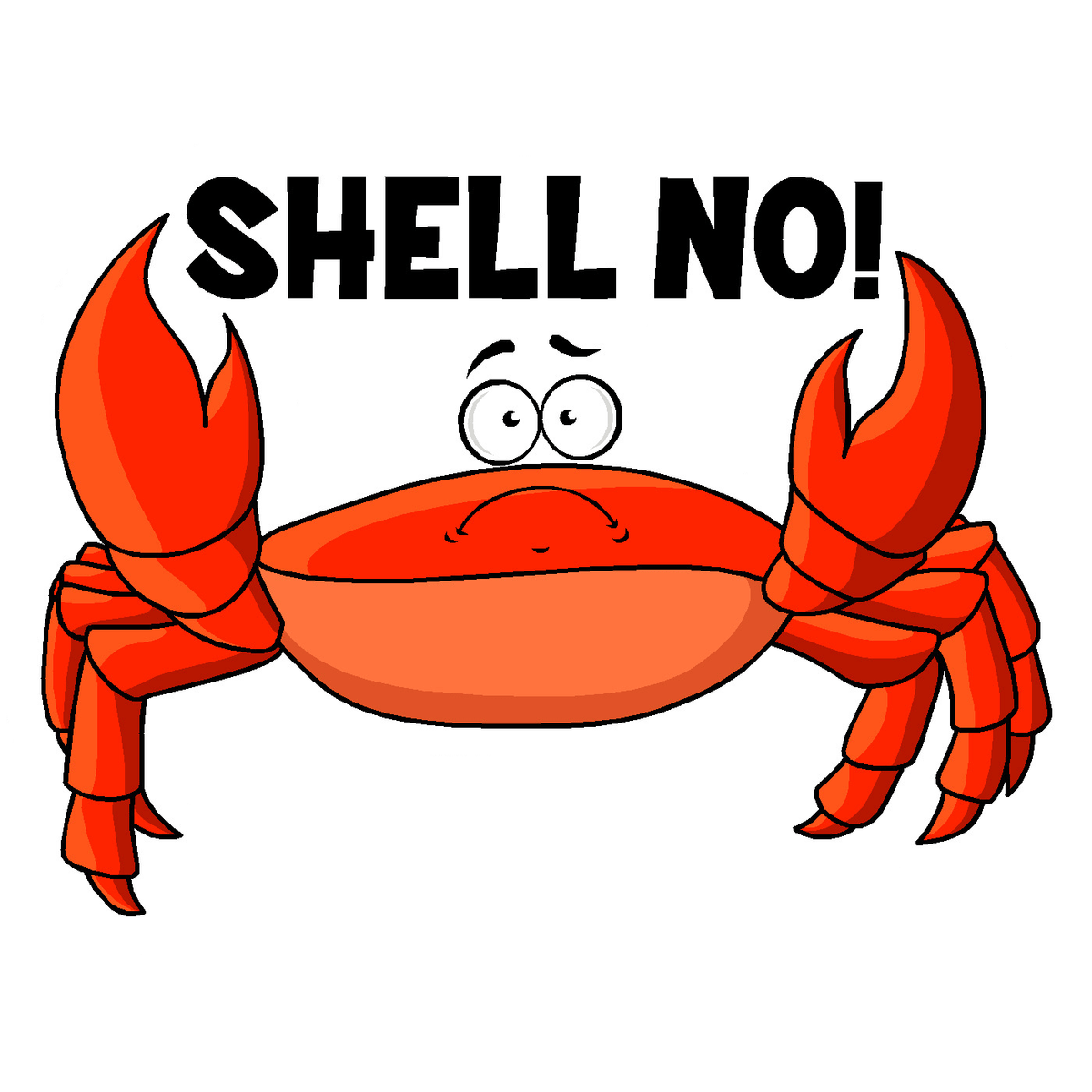 Shell No Vinyl Sticker Decal – Sticker Planet