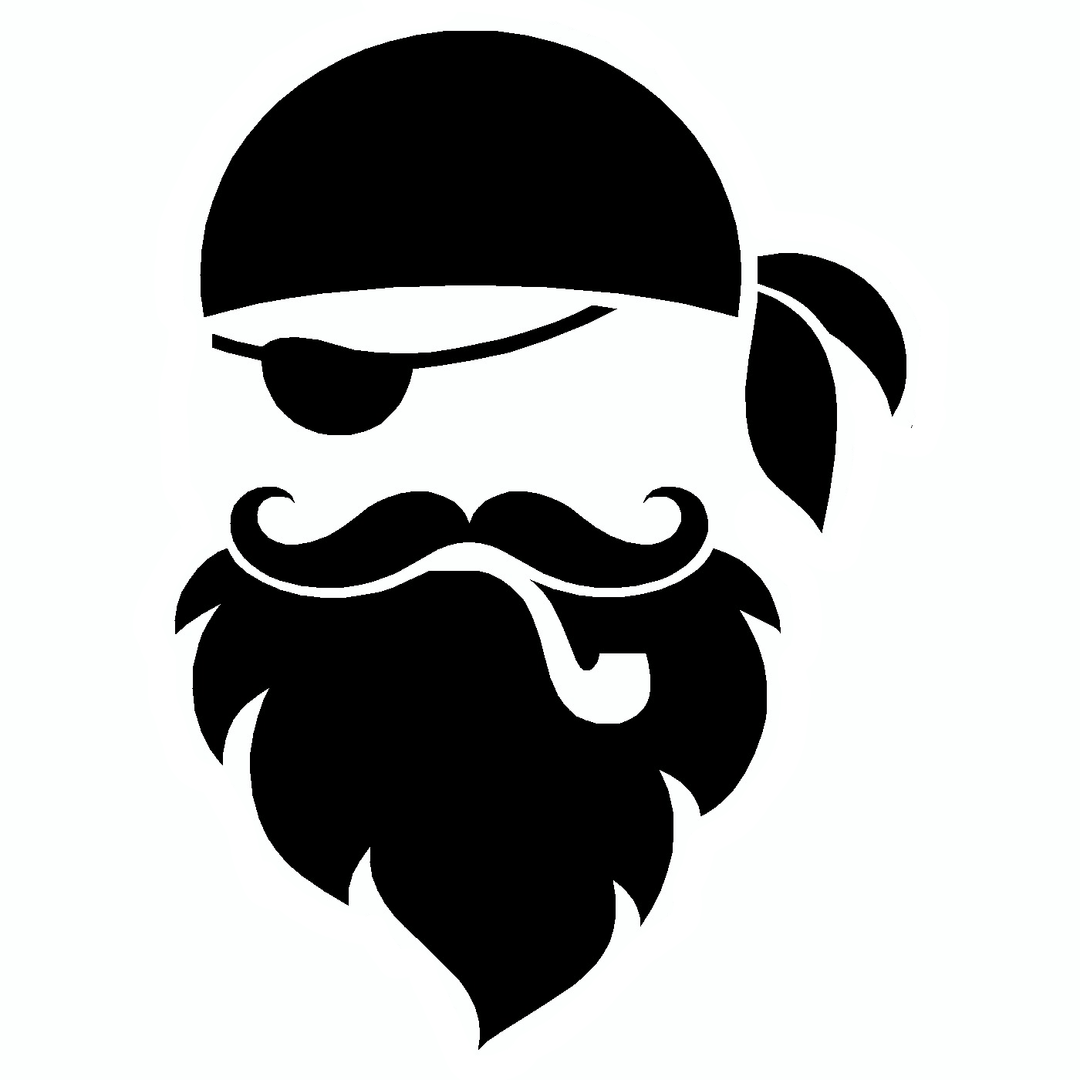 Pirate Face Decal