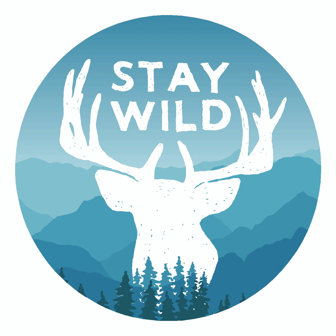 Stay Wild Moose Decal