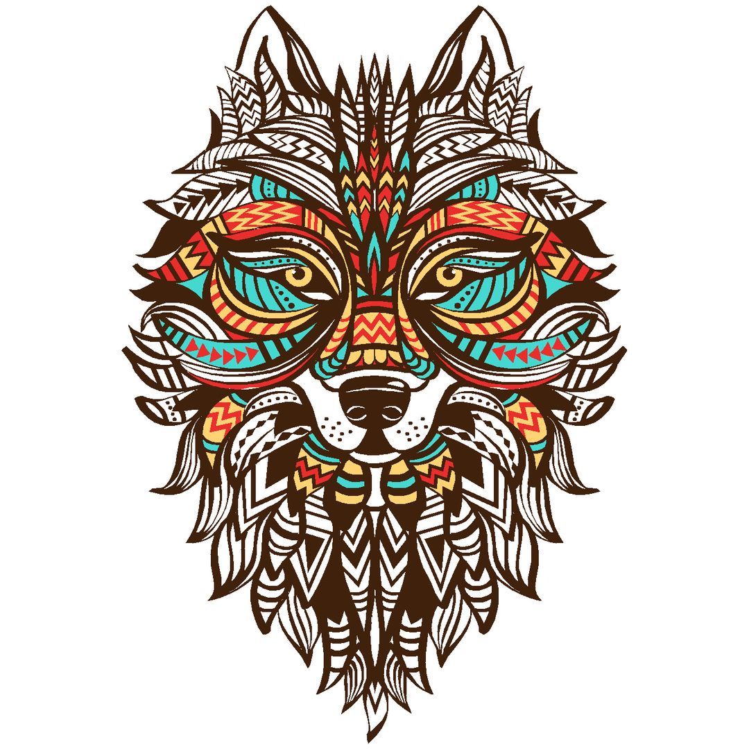 Wolf Portrait Decal