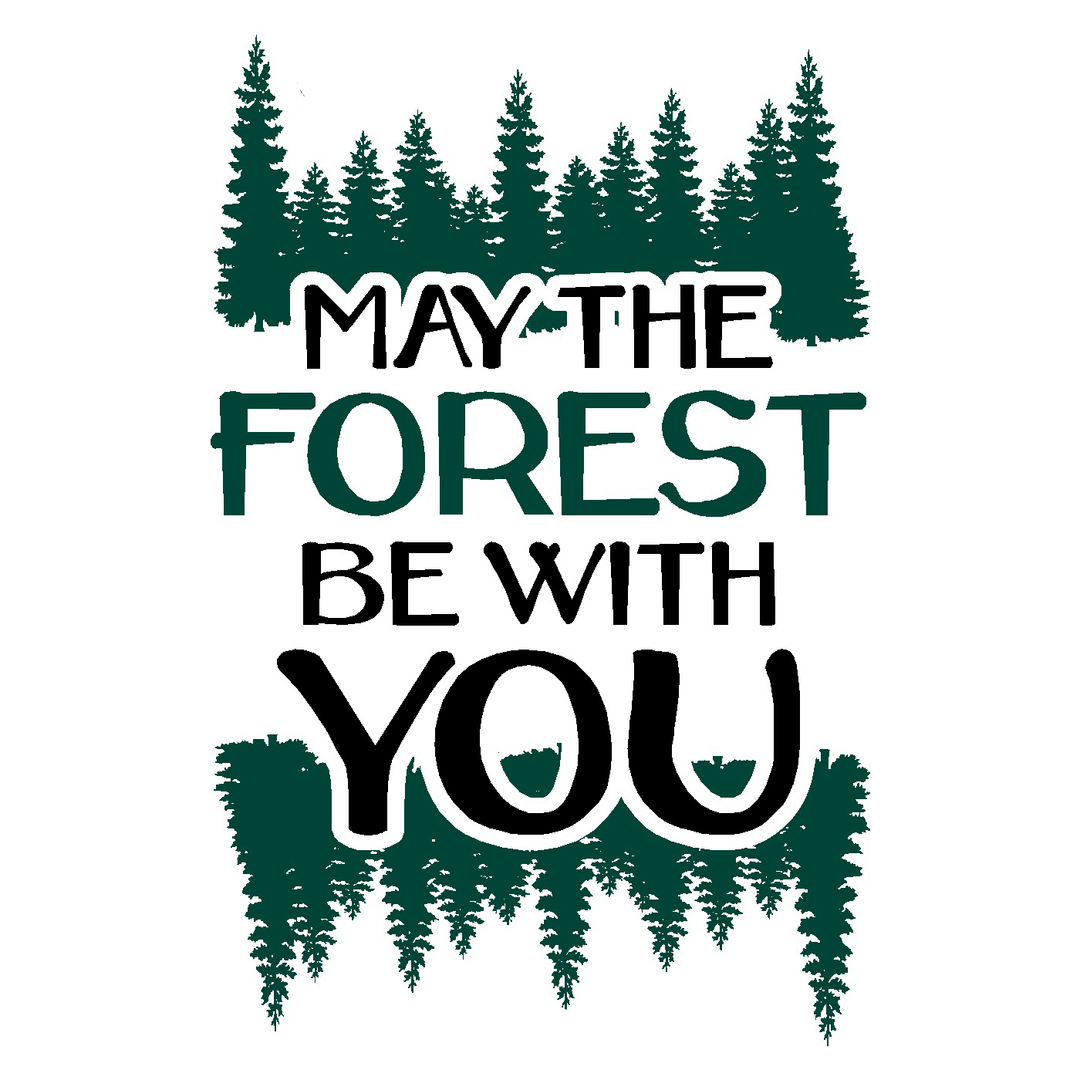 Forest Be With You Decal