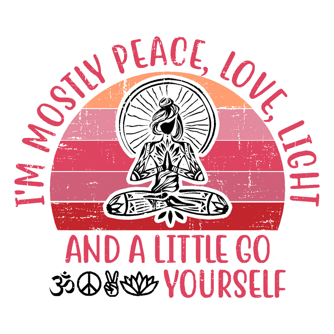 Peace & Light Decal