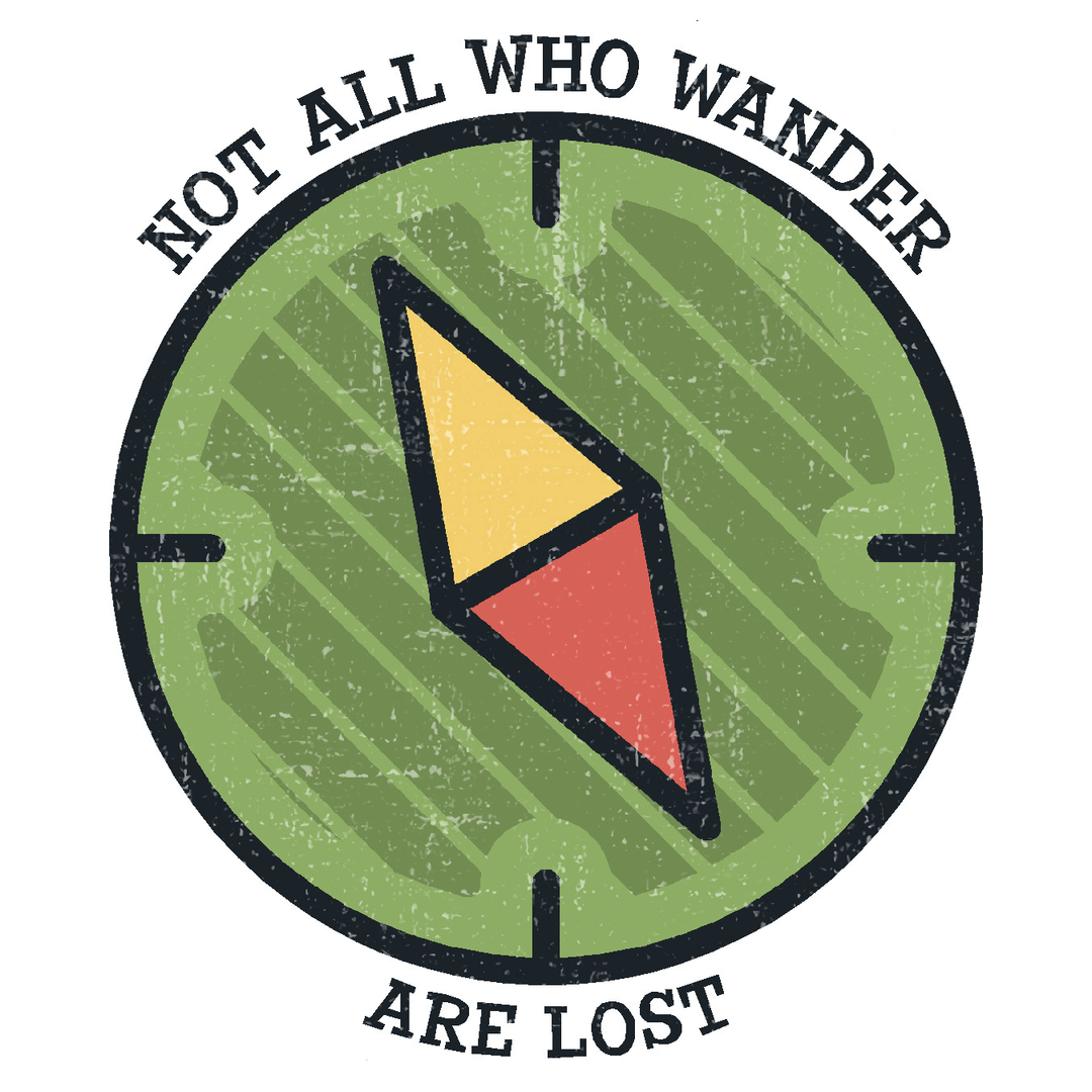 Not All Who Wander Decal