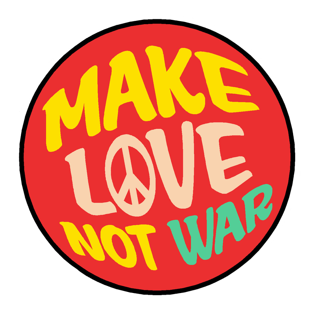 Love Not War Decal