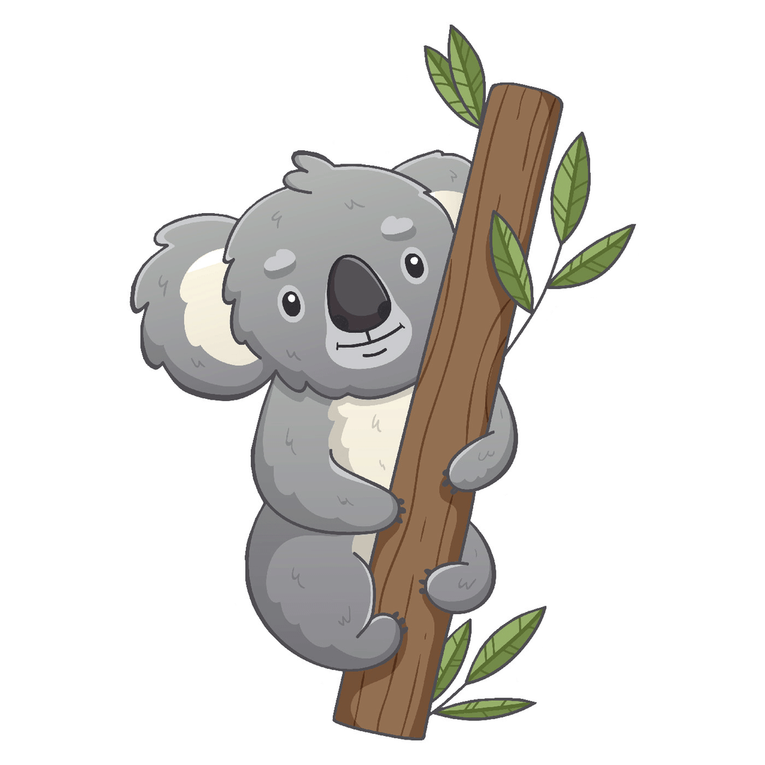 Koala & Branch Decal