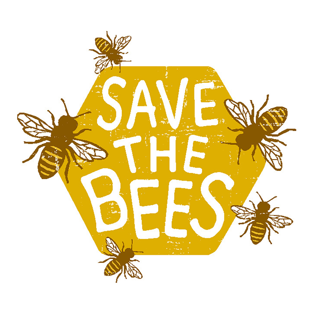 Save the Bees Vinyl Sticker Decal