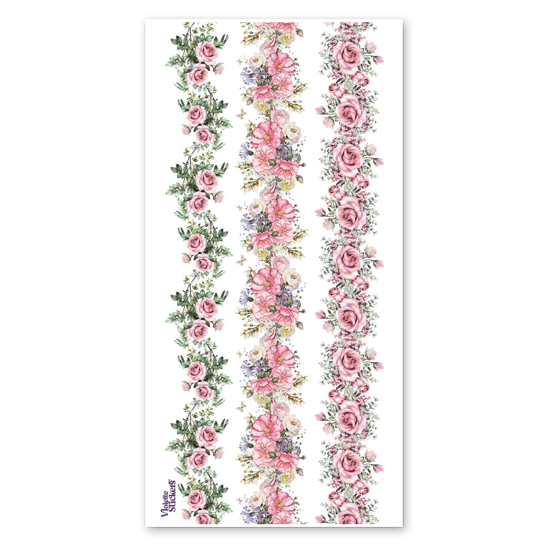 Rose Borders Stickers