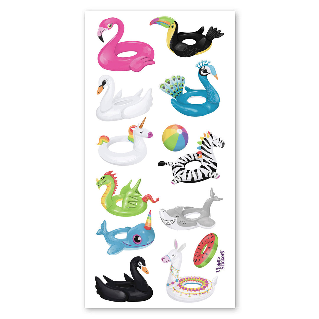 Pool Floaties Stickers