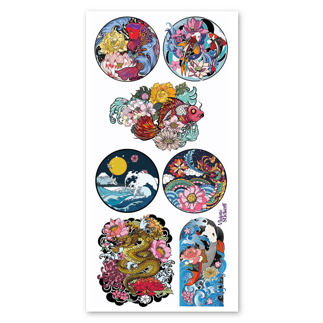 Japanese Tattoos Stickers