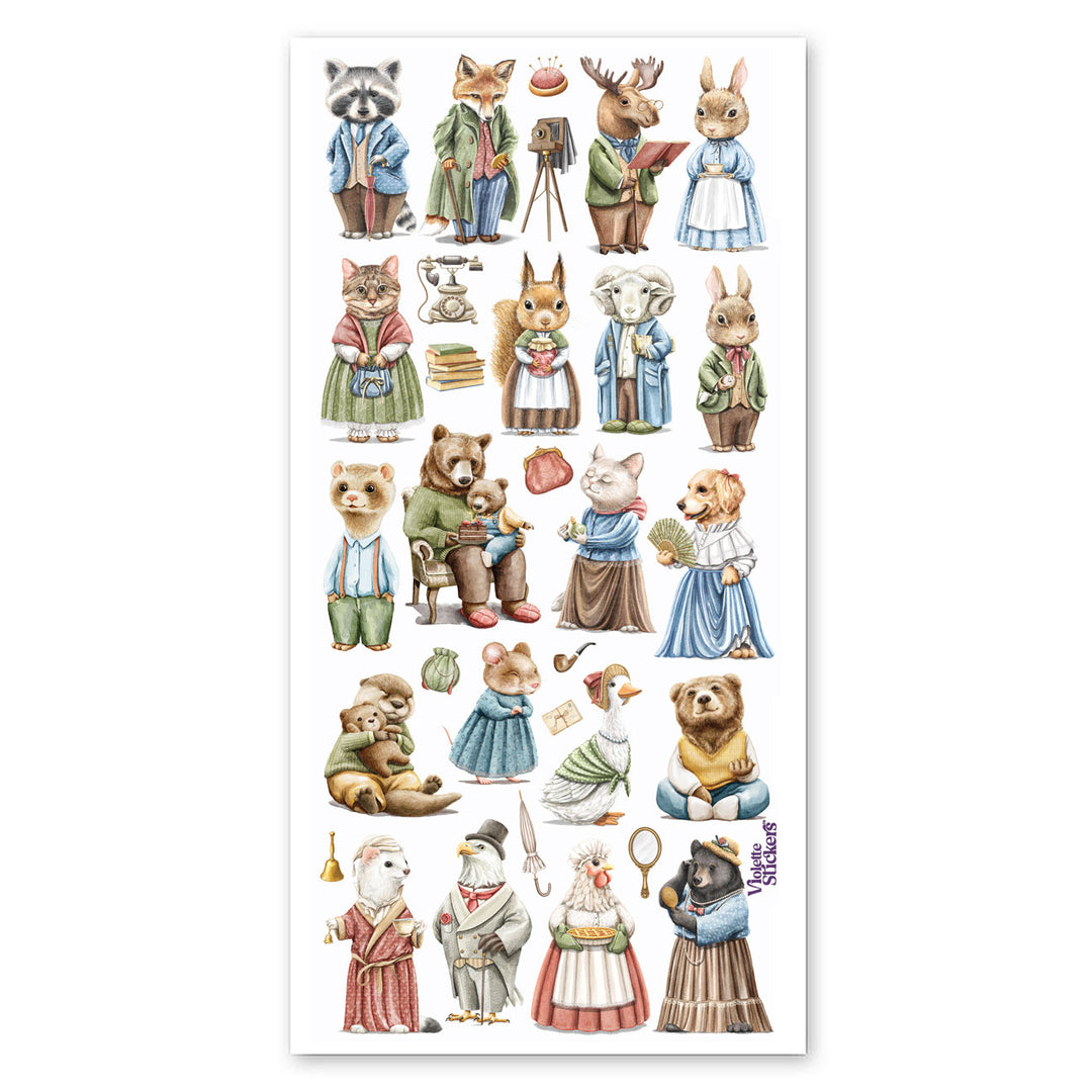 Mini Cottage Critters Stickers