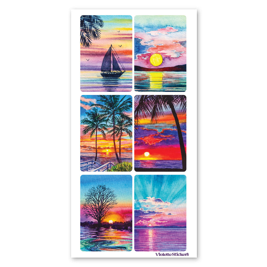 Sunsets Stickers