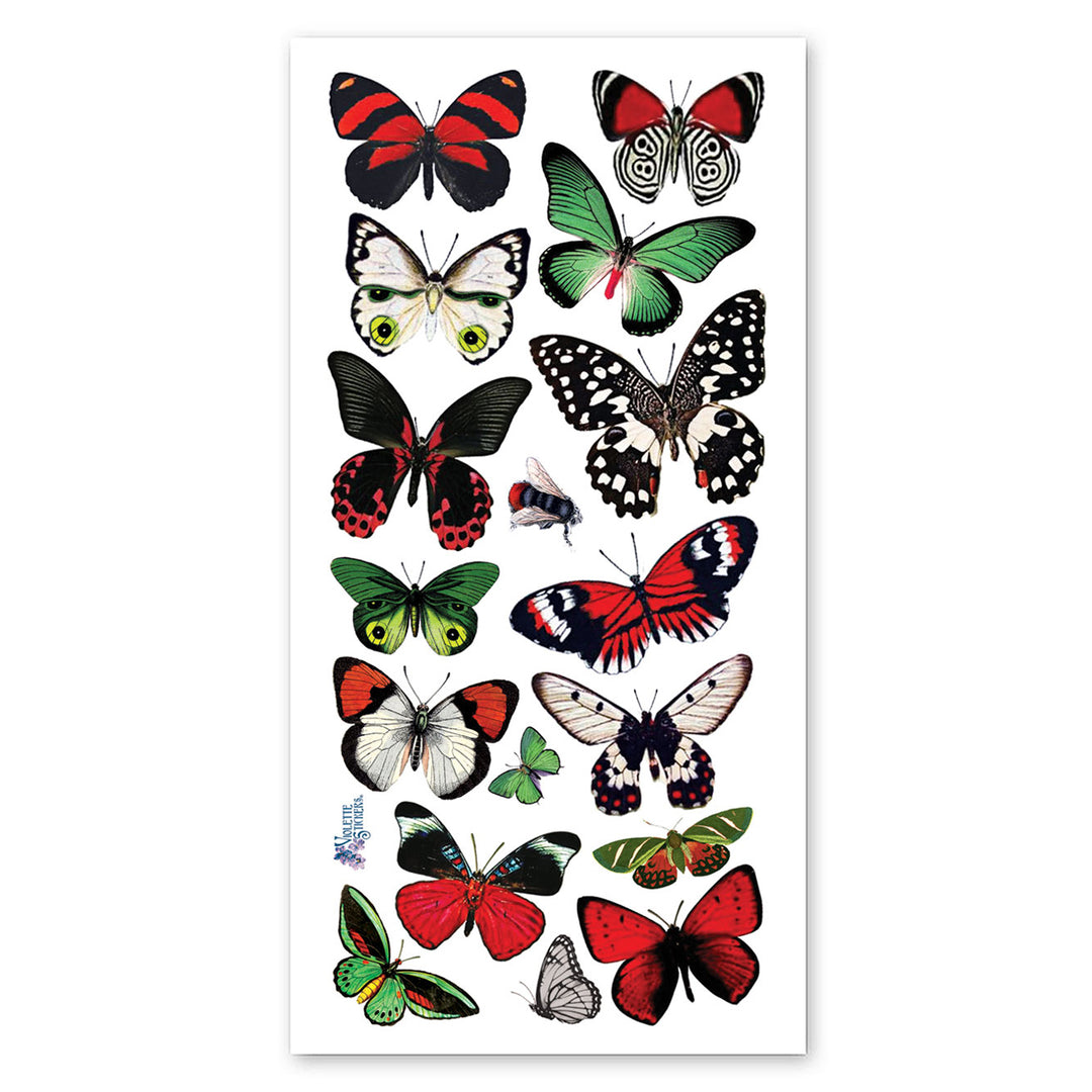 Holiday Butterflies Stickers