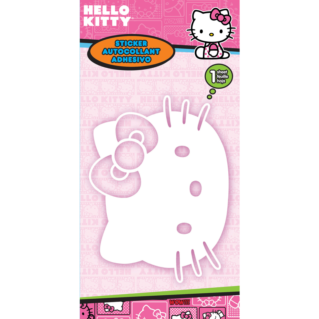 Hello Kitty Face Vinyl Sticker Decal