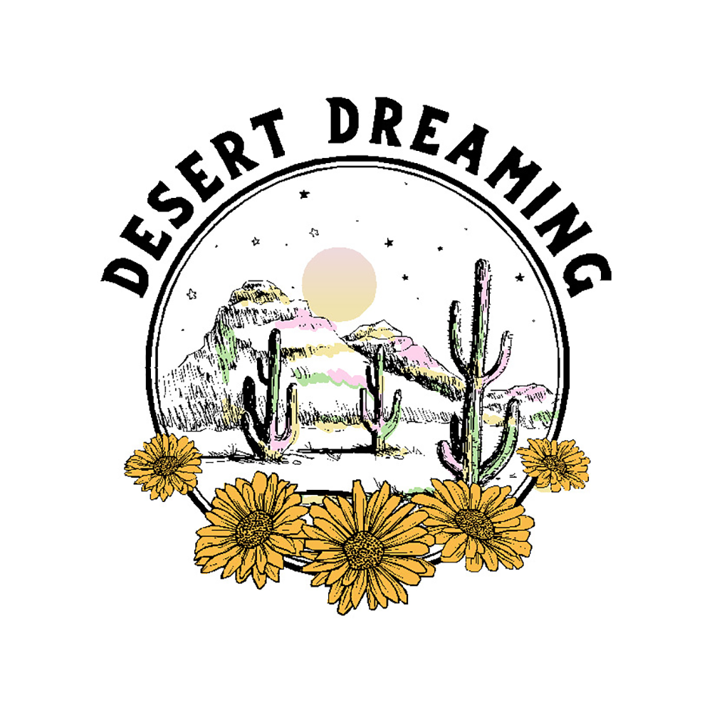 Desert Dreaming Vinyl Sticker Decal