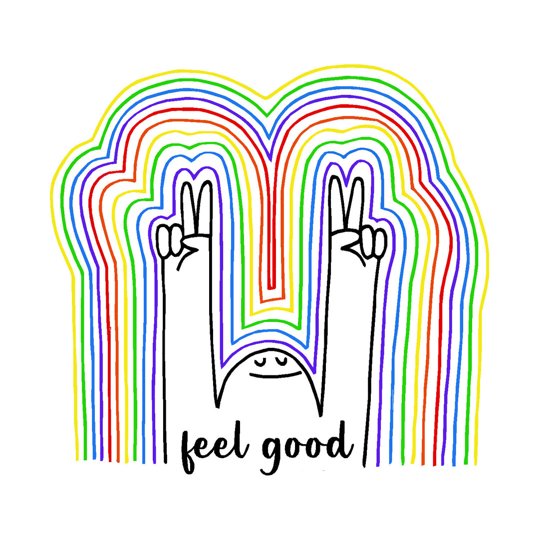 Feel Good Vinyl Sticker Decal