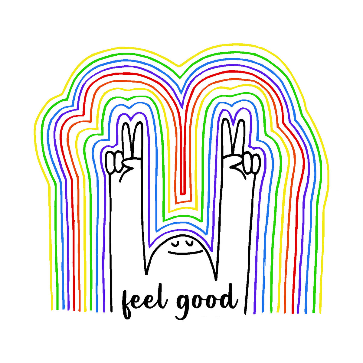 Feel Good Vinyl Sticker Decal – Sticker Planet