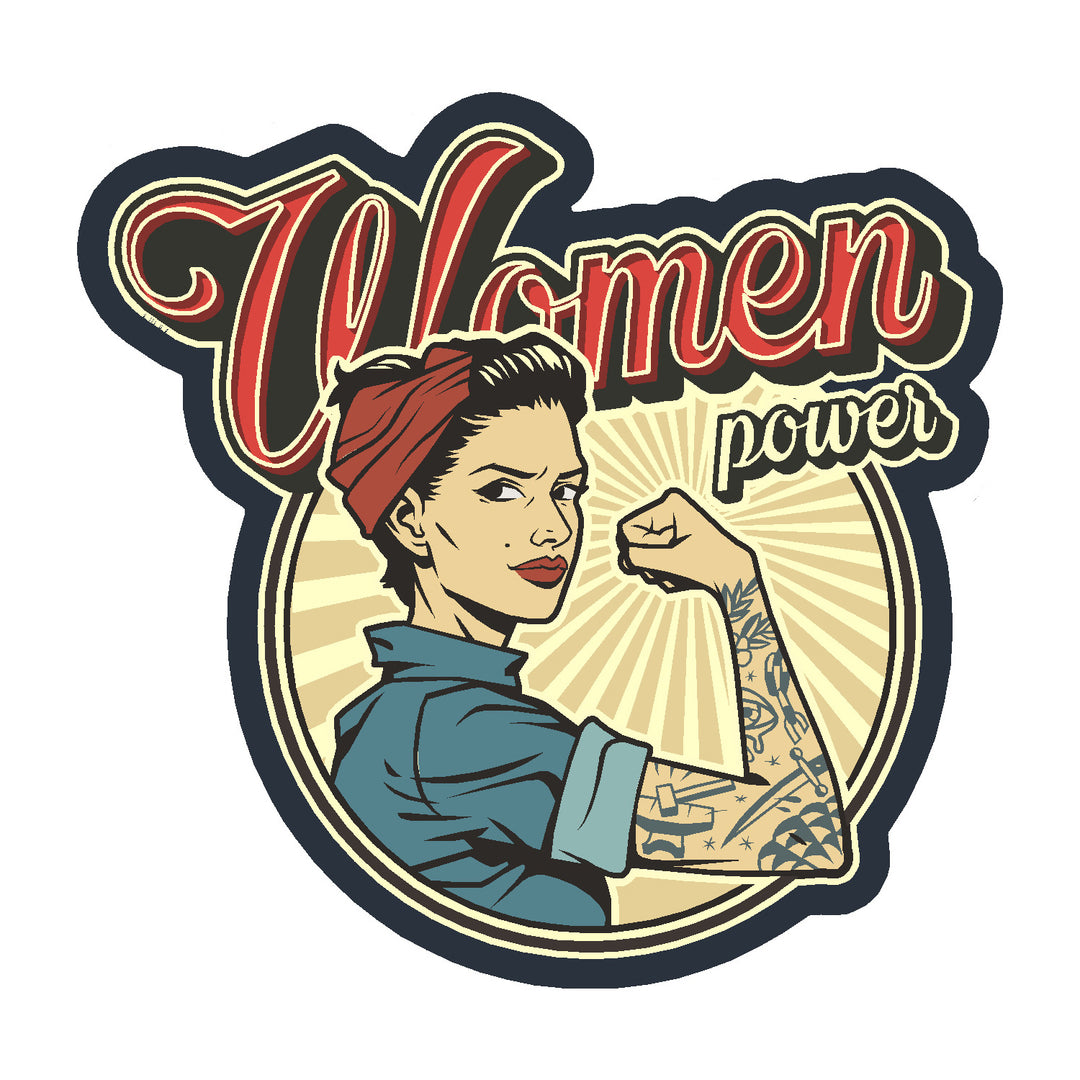 Women Power Vinyl Sticker Decal