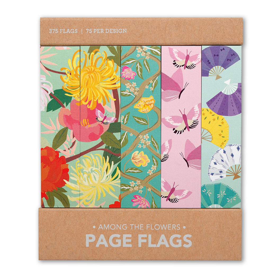 Among the Flowers Sticky Page Flags