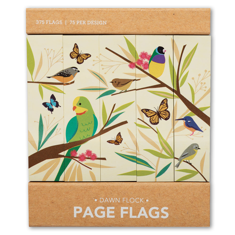 Dawn Flock Sticky Page Flags