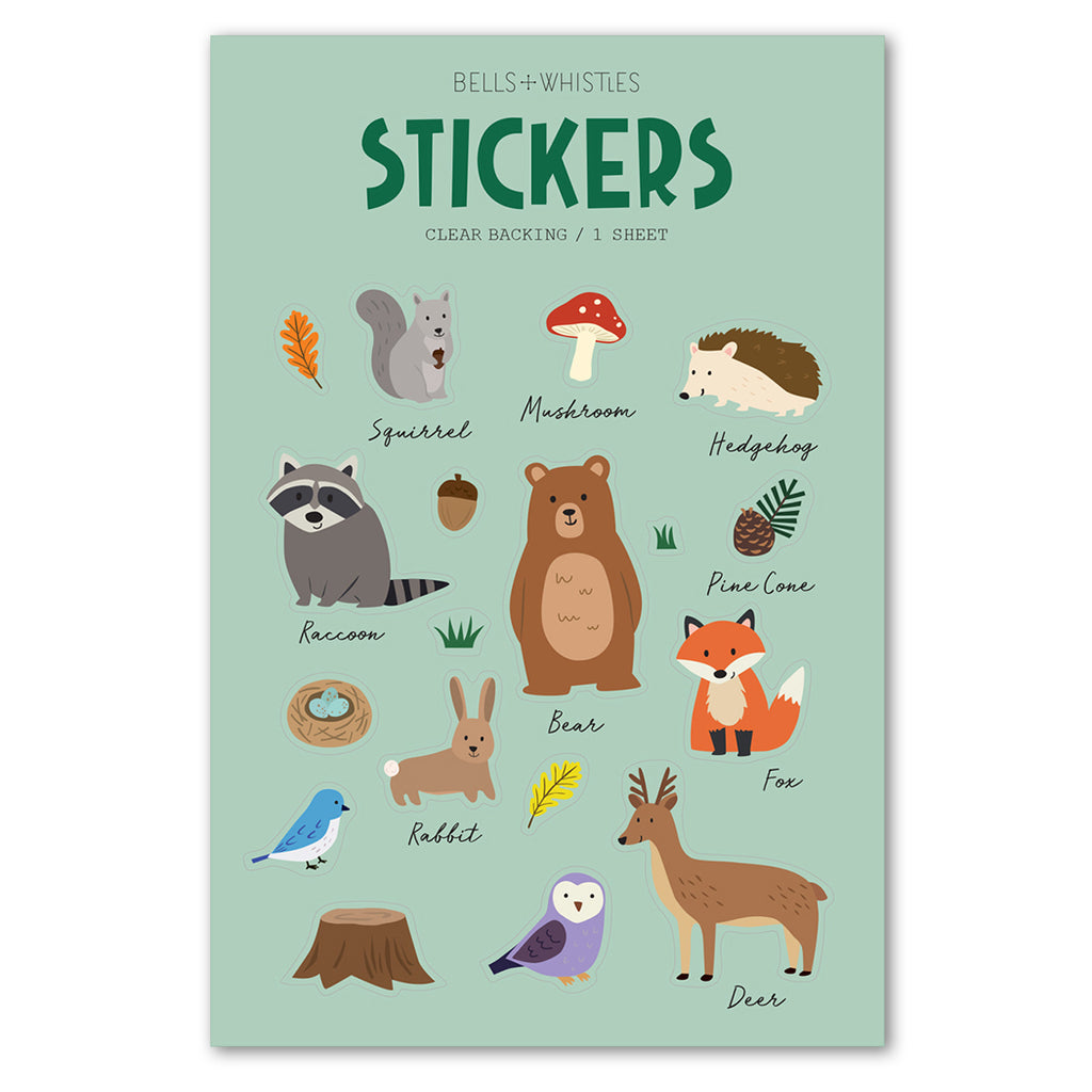 Woodland Animal Stickers Set 