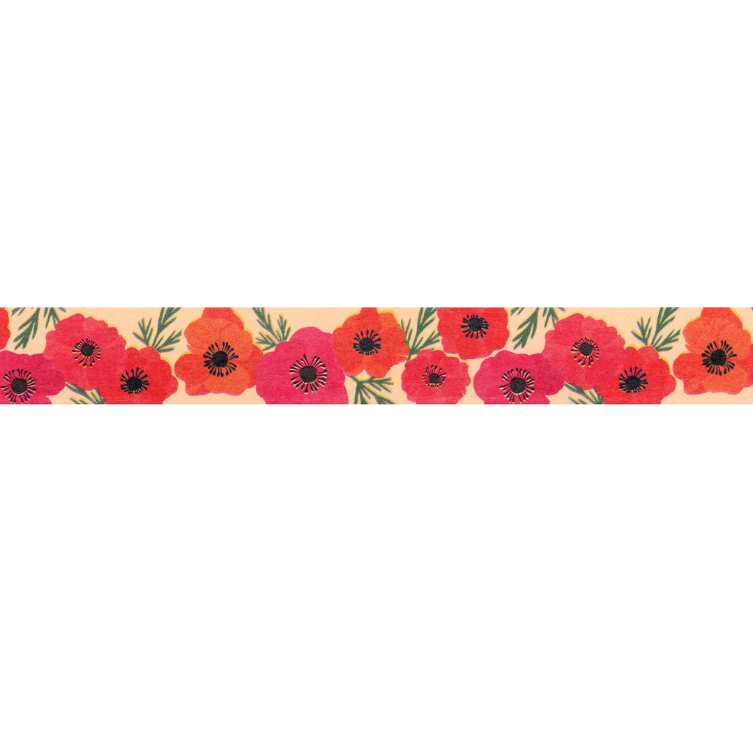 Poppies Washi Tape