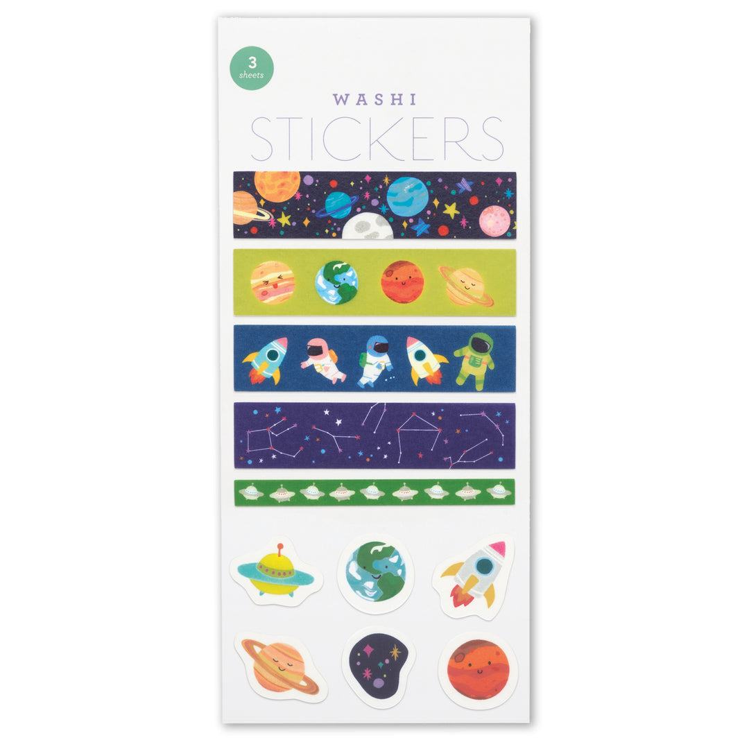 Planets Washi Stickers (3 sheets)
