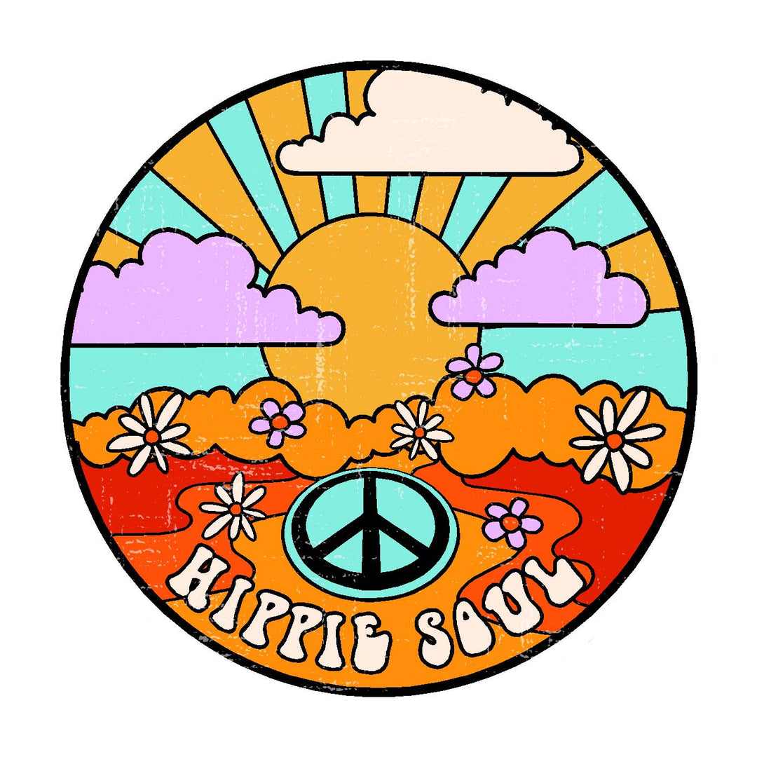 Hippie Soul Vinyl Sticker Decal