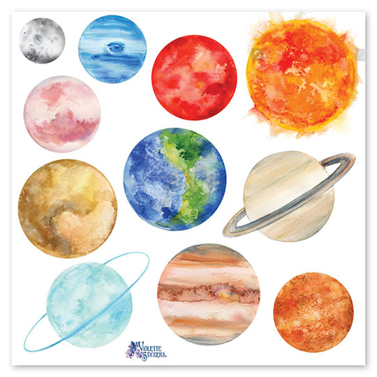 Space Stickers, Planets & Astronauts | Sticker Planet
