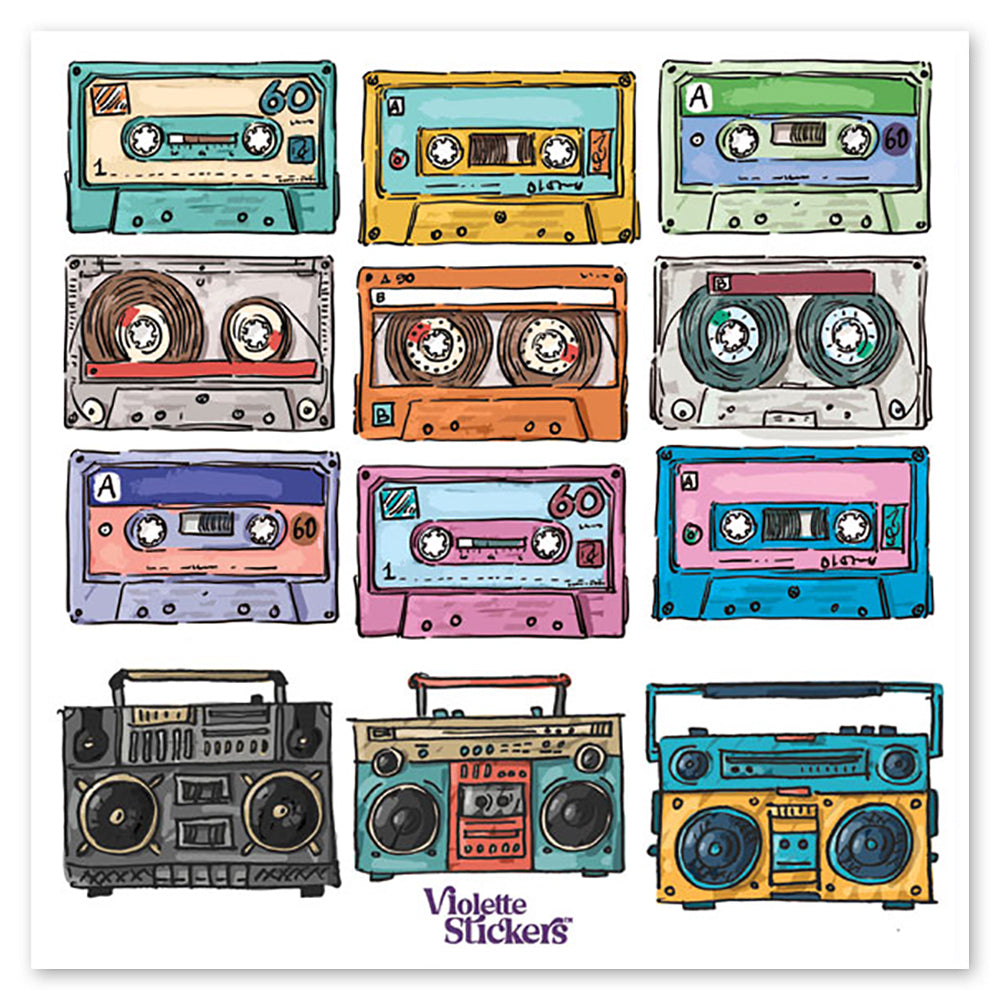 Cassette Tapes Stickers