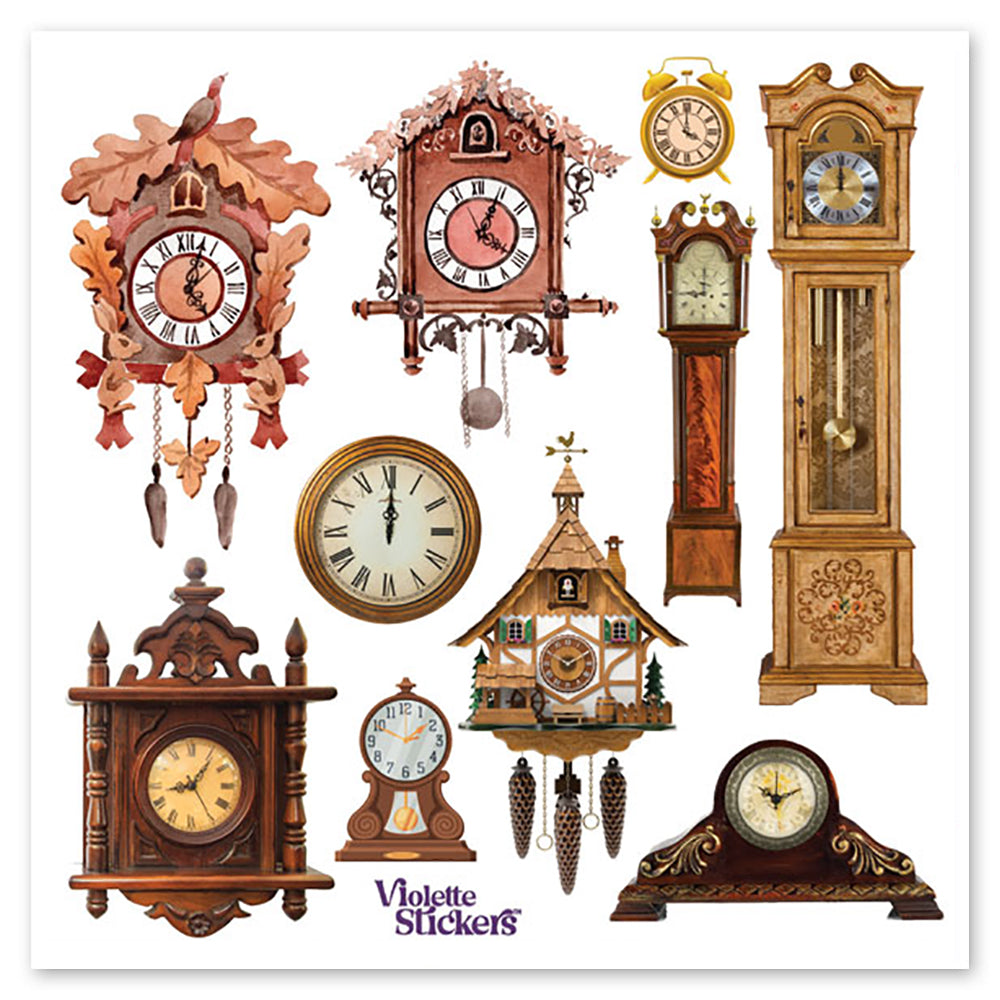 Clocks Stickers – Sticker Planet