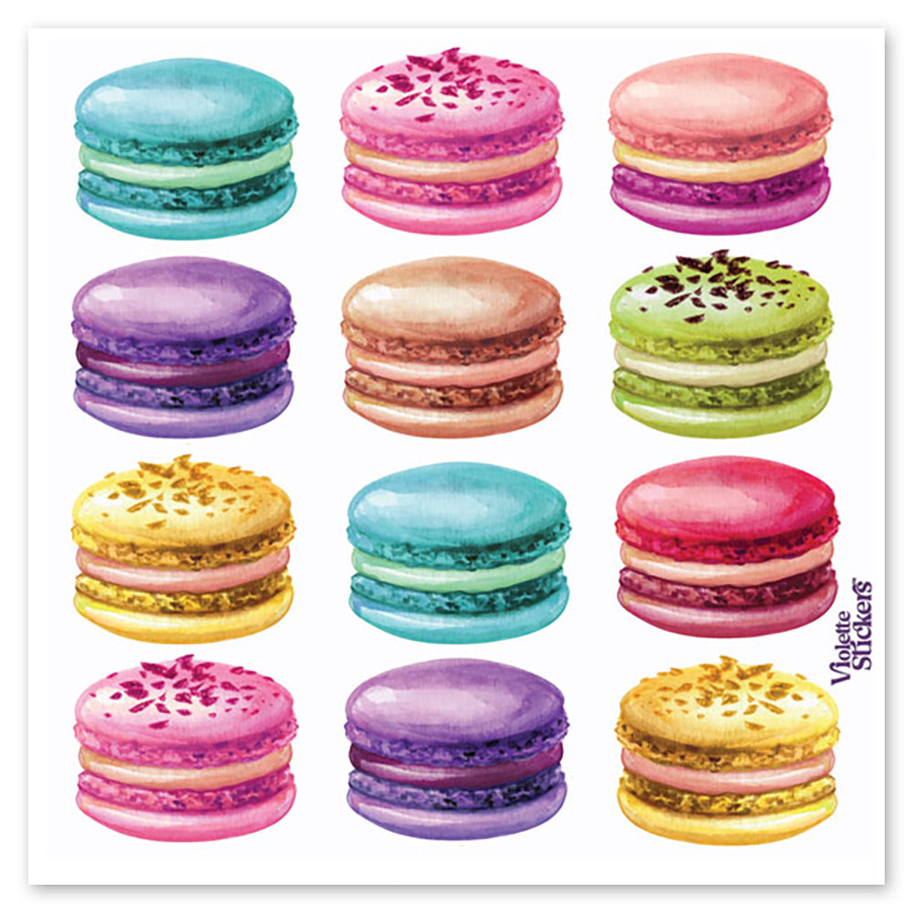 Macarons Stickers