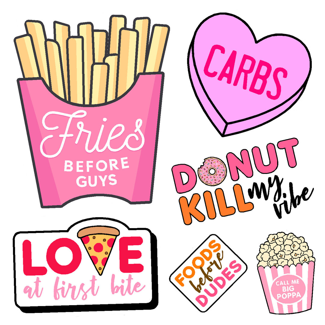 Carbs Vinyl Sticker Decal Set