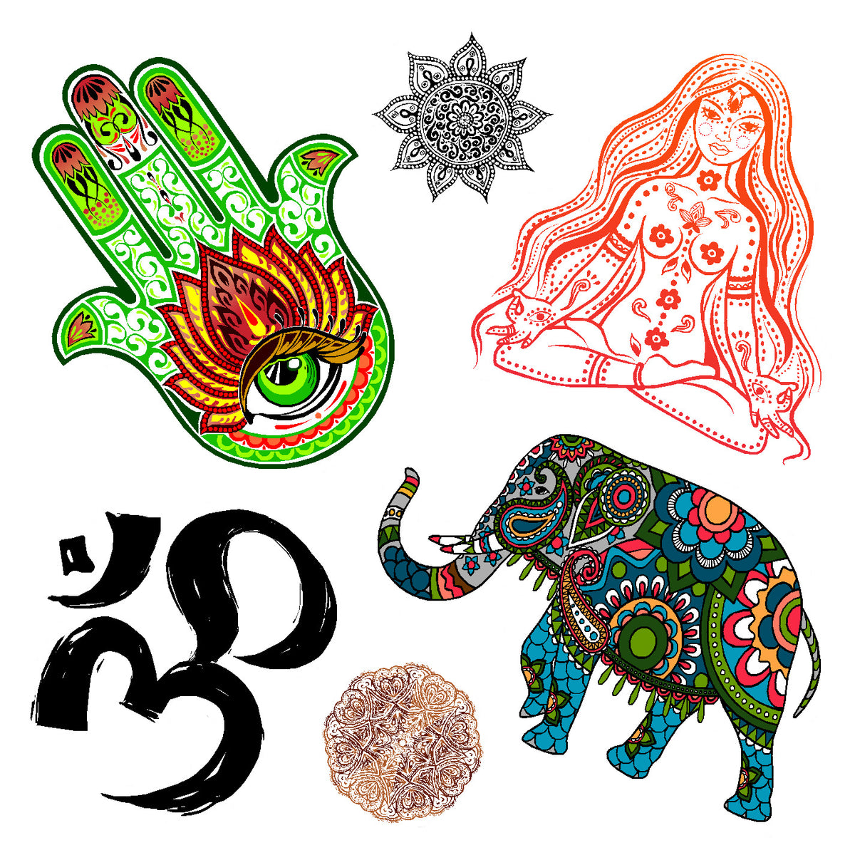 Spiritual Vinyl Sticker Decal Set Sticker