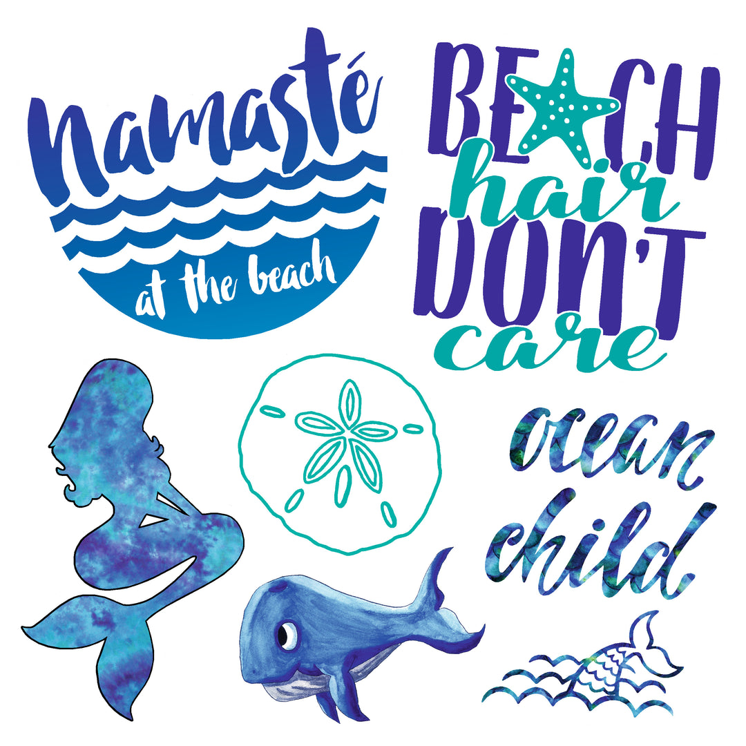 Ocean Child Vinyl Sticker Decal Set