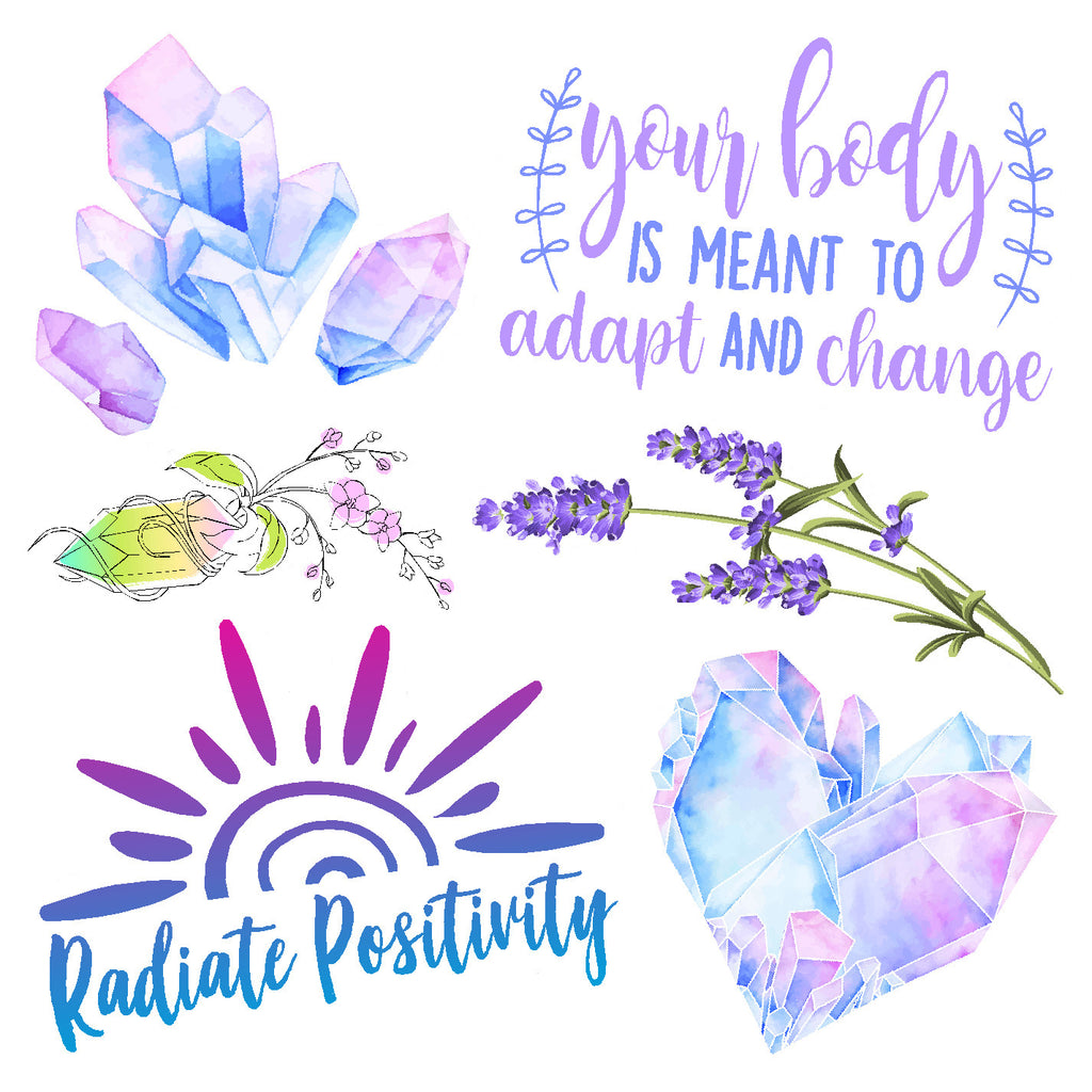 Think Positive Sticker Sheet – The Spiritual Planet