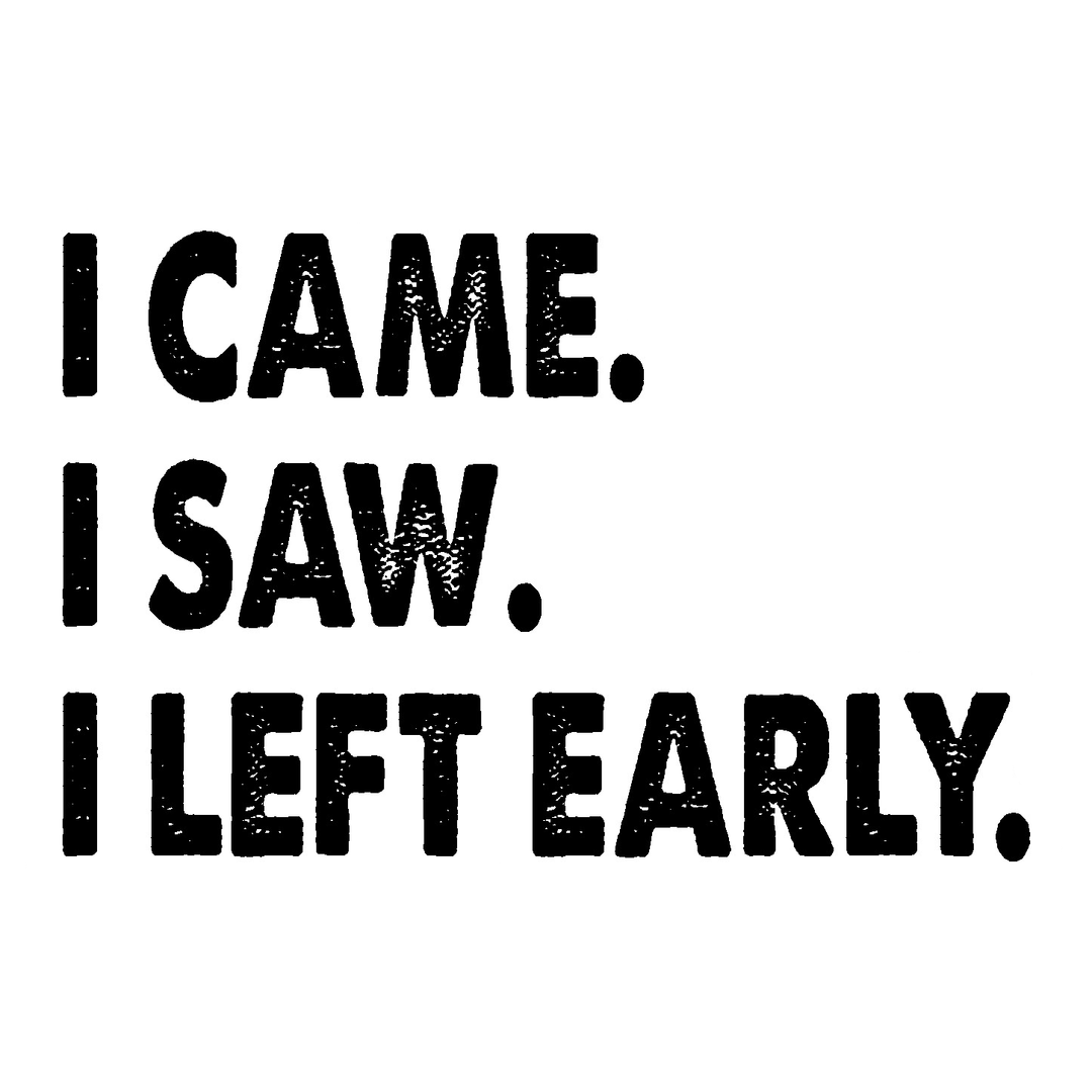 Came Saw Left Vinyl Sticker Decal