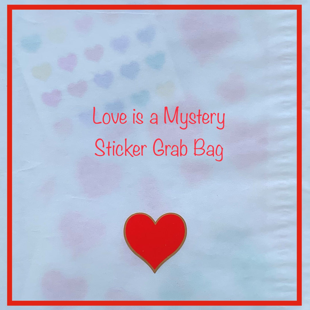 Love is a Mystery Surprise Sticker Grab Bag