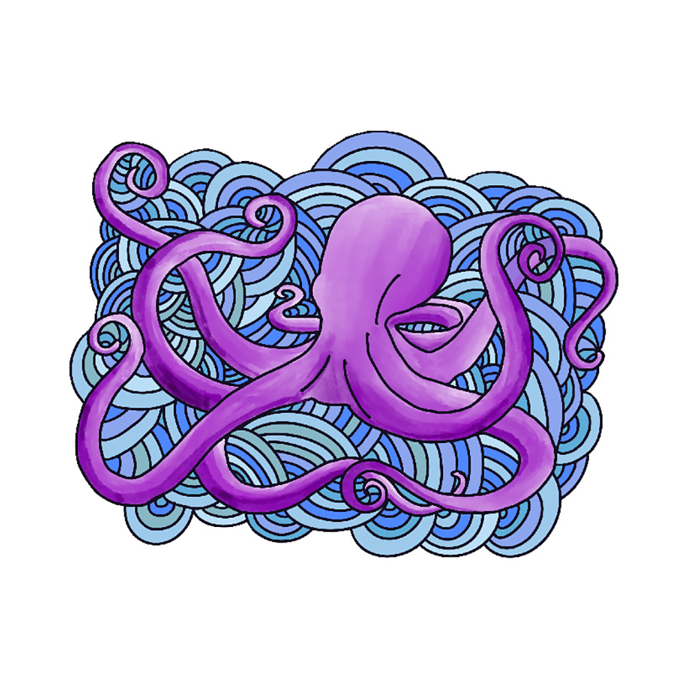 Octopus Vinyl Sticker Decal