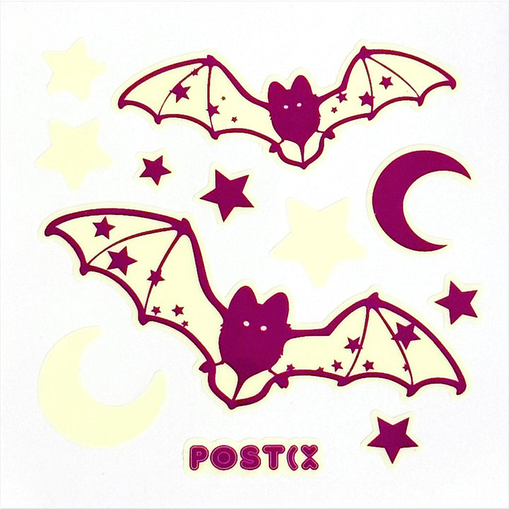 Glow in the Dark Bats Stickers