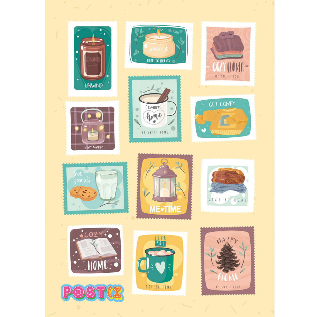 Hygge Home Life Stamps Stickers